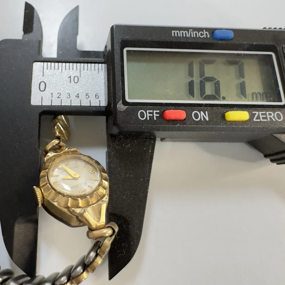 Vintage Bulova Watch Self Winding 1/20 10k Gold Filled Womens Working Condition